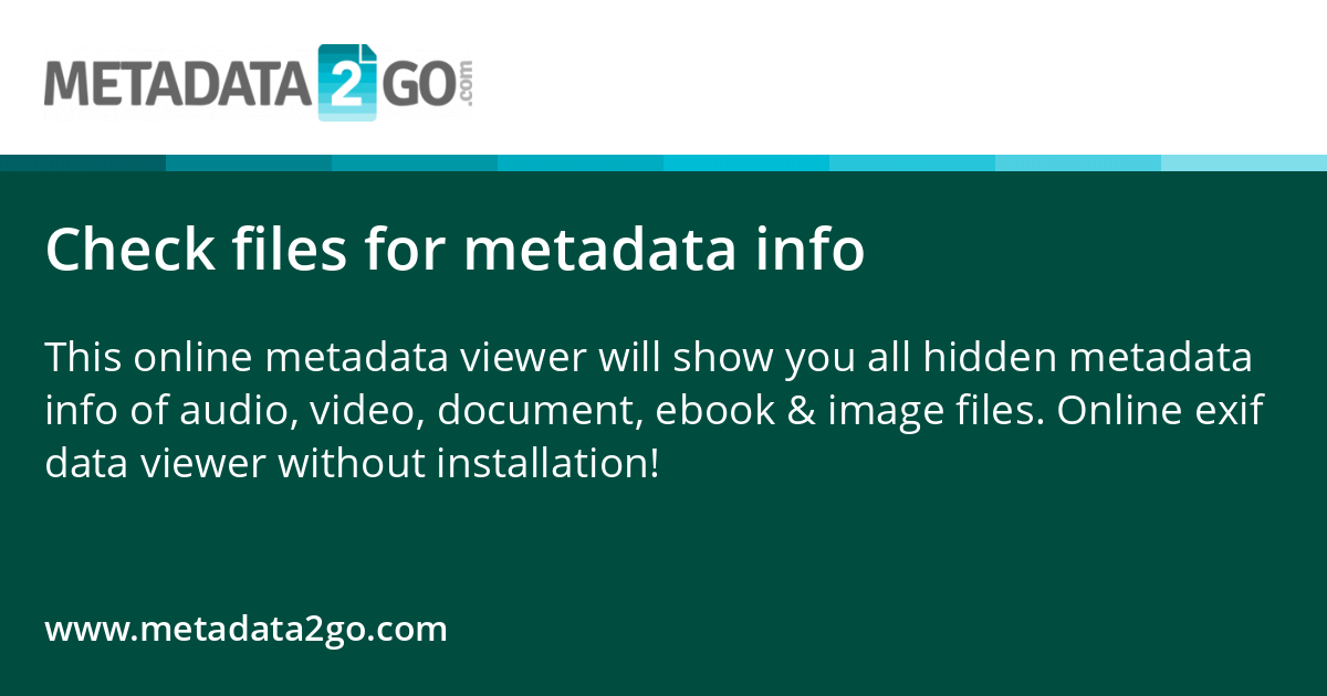 www.metadata2go.com